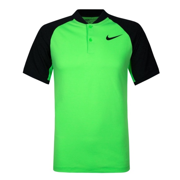 Nike Shirts Nwt Nike Dri Fit Polo Raglan Green Strike Poshmark